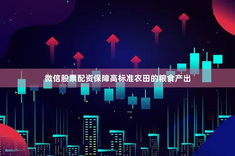 微信股票配资保障高标准农田的粮食产出