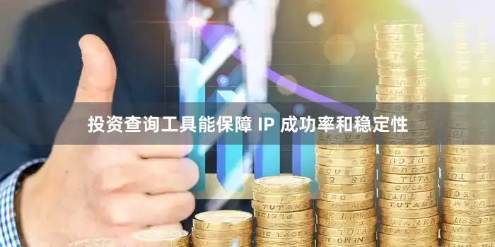 投资查询工具能保障 IP 成功率和稳定性